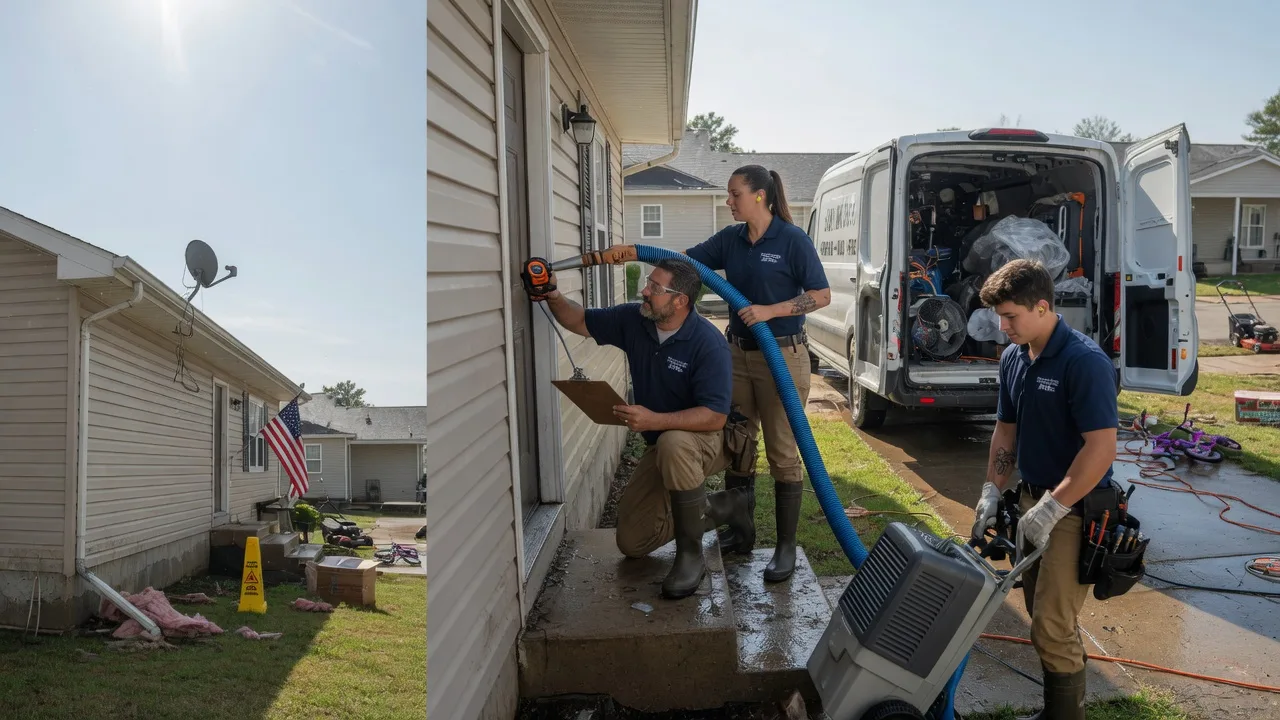 Ceiling Water Damage Restoration in Waterville, KS near me